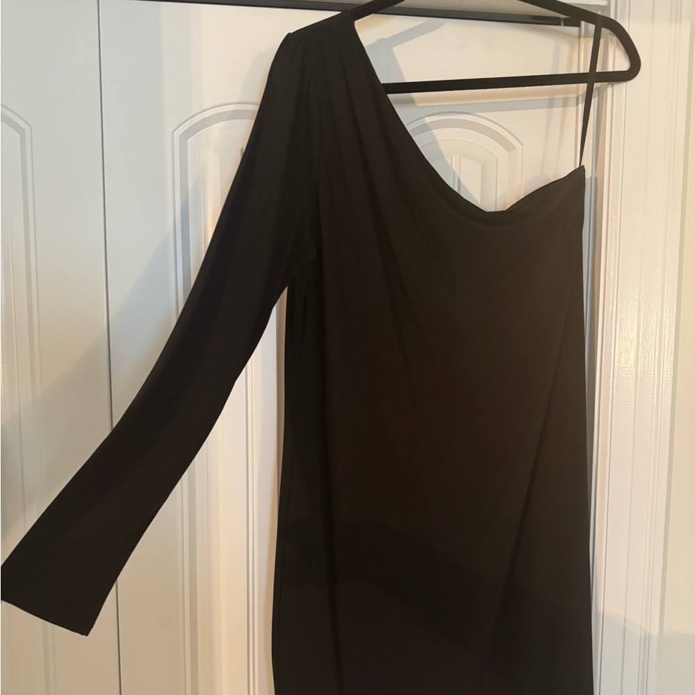 White House Black Market One-Shoulder Dress